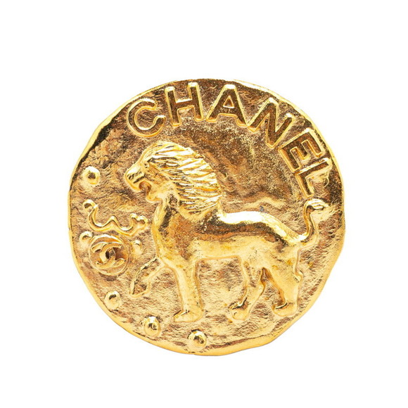 Chanel Gold Gold Plated brooch - Picture 1 of 5